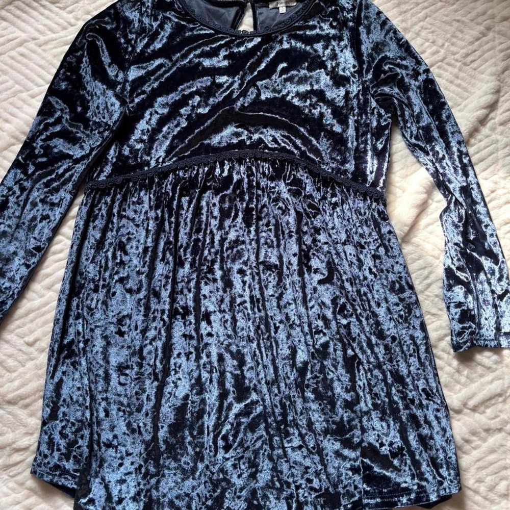 JODIFL blue velvet dress Size L